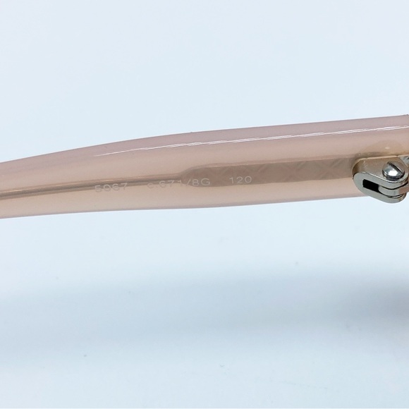 Vintage Authentic Chanel Clear Light Pink Sunglasses - Picture 8 of 11